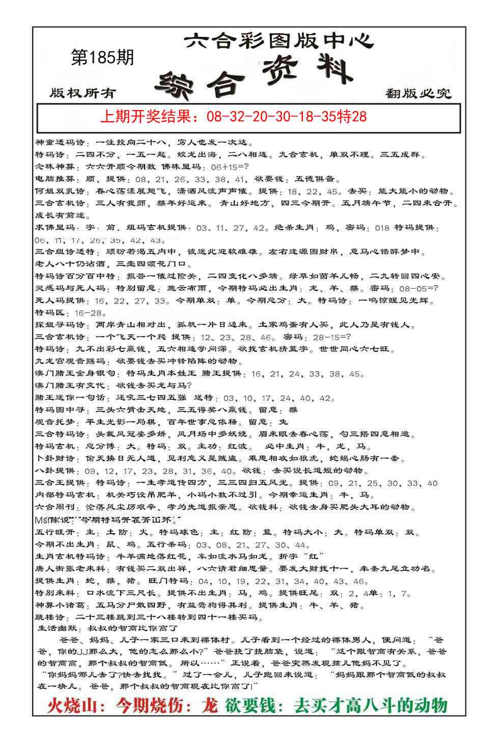 185期内部综合资料[图]