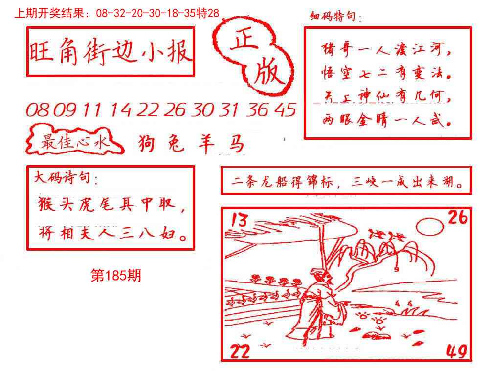 185期旺角街边小报[图]