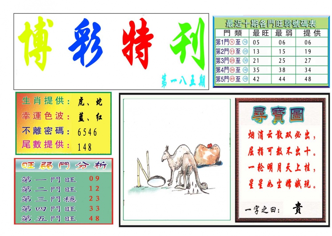 185期博彩特刊[图]