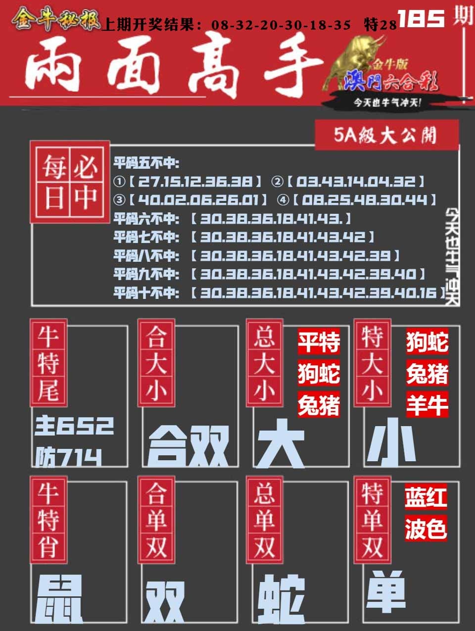 185期金牛两面高手[图]