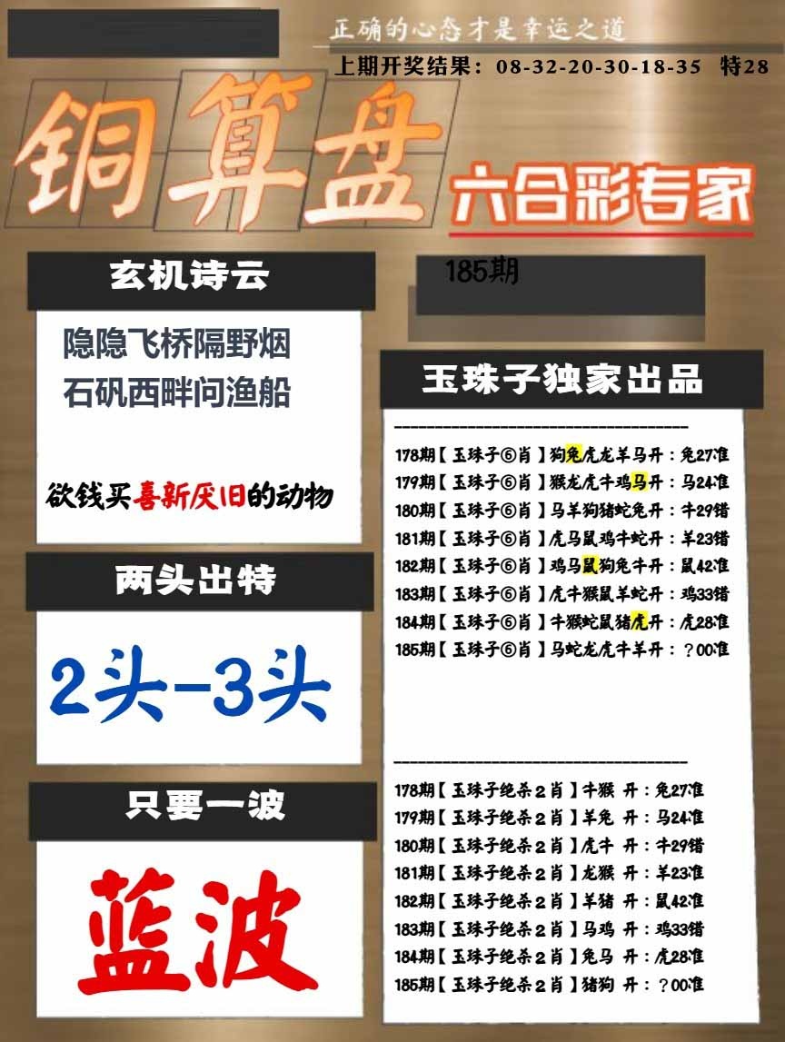 185期白小姐心水[图]