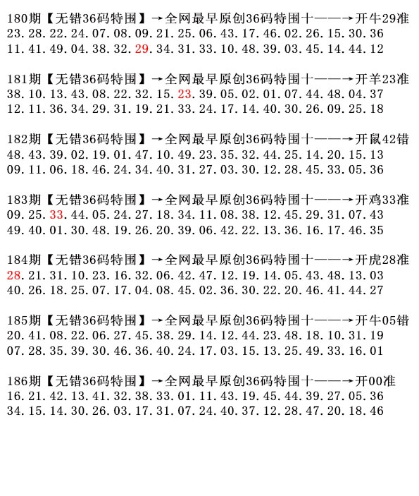 186期36码特围[图]