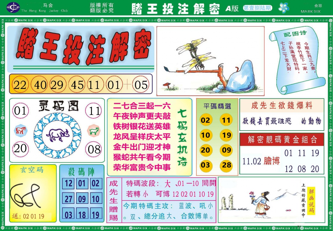 186期赌王投注解密[图]