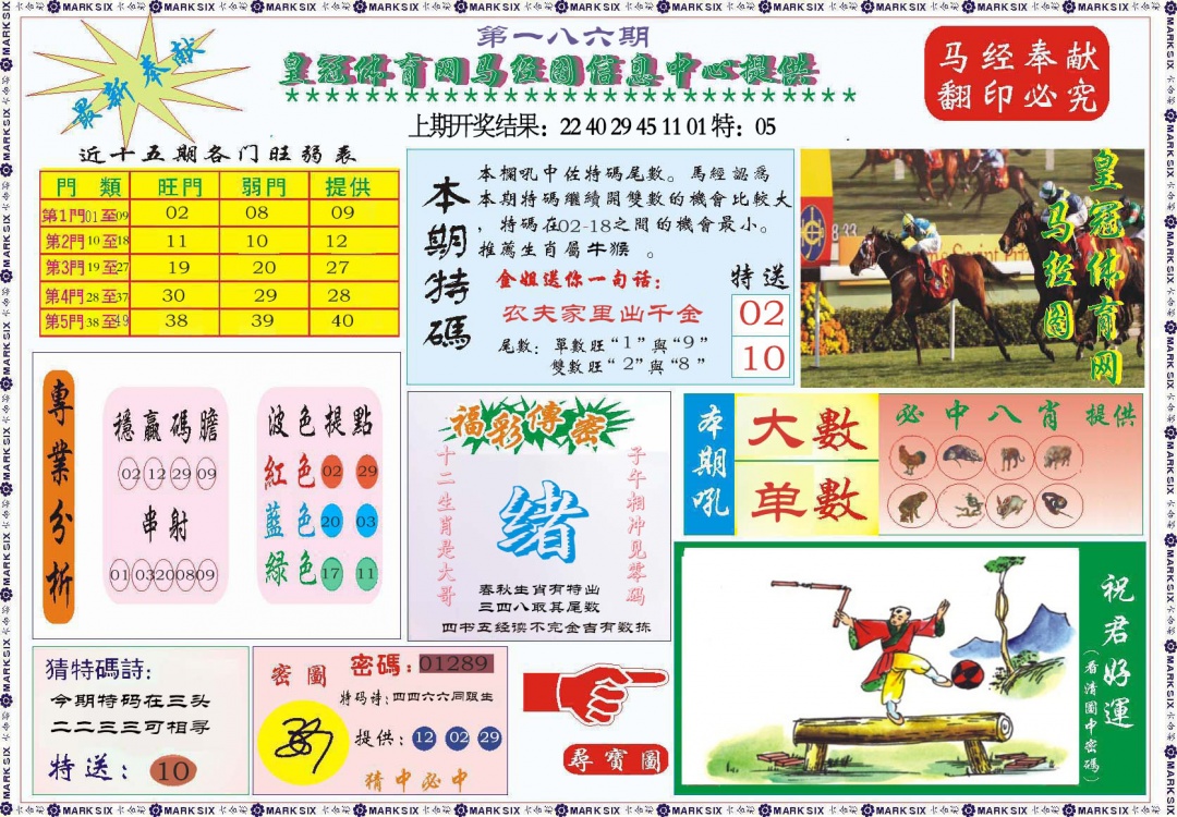 186期体育网马经图[图]