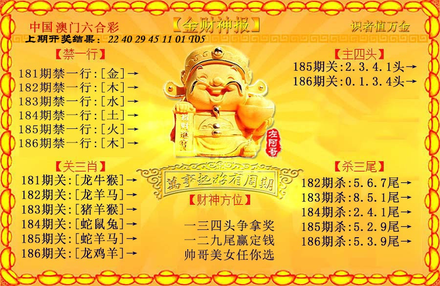 186期金财神[图]