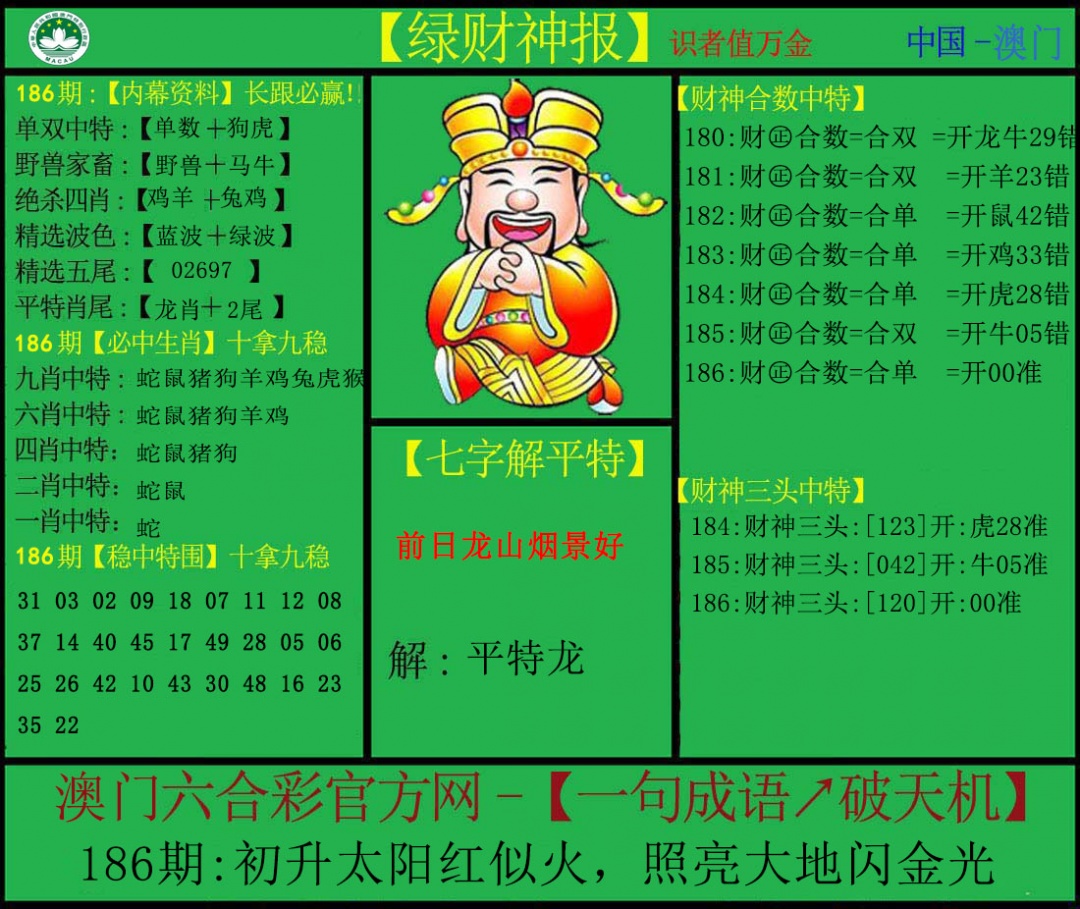 186期绿财神[图]