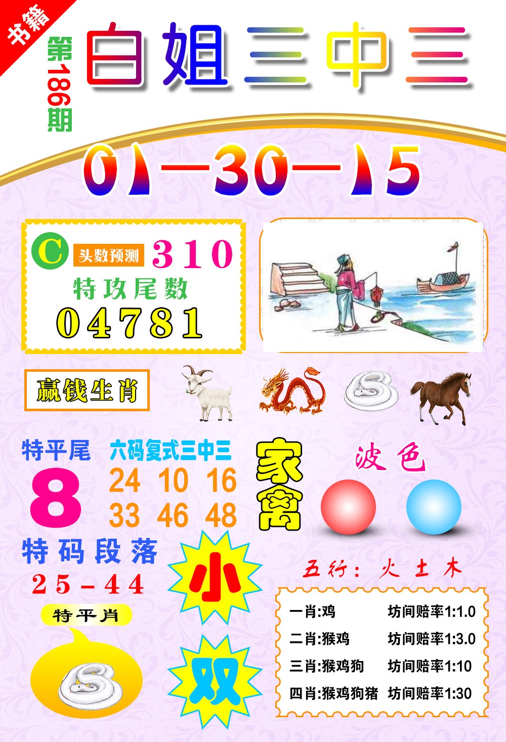 186期澳门白姐锦囊[图]