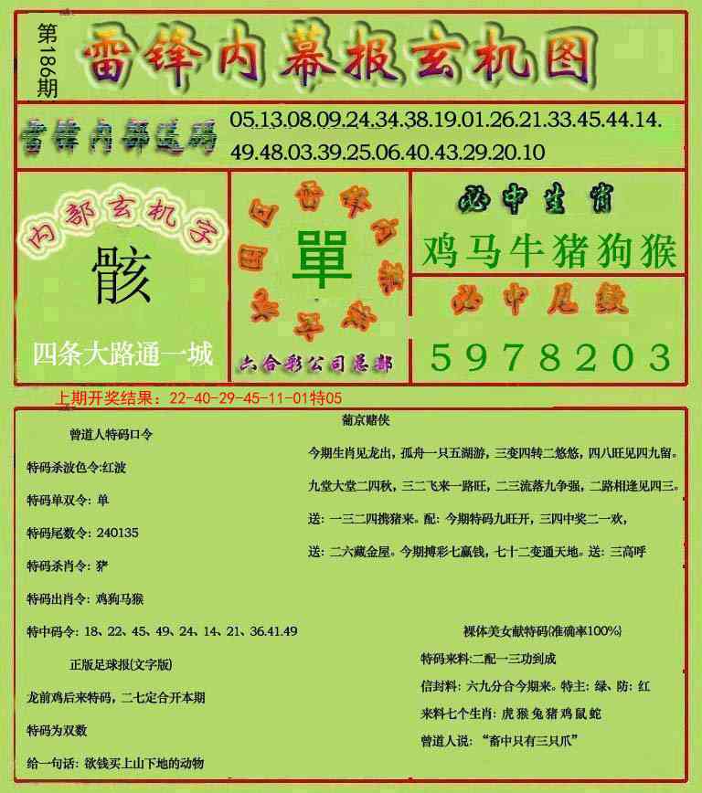 186期雷锋玄机报[图]