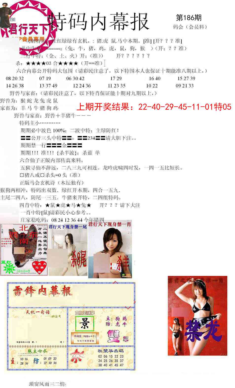 186期特码内幕报[图]