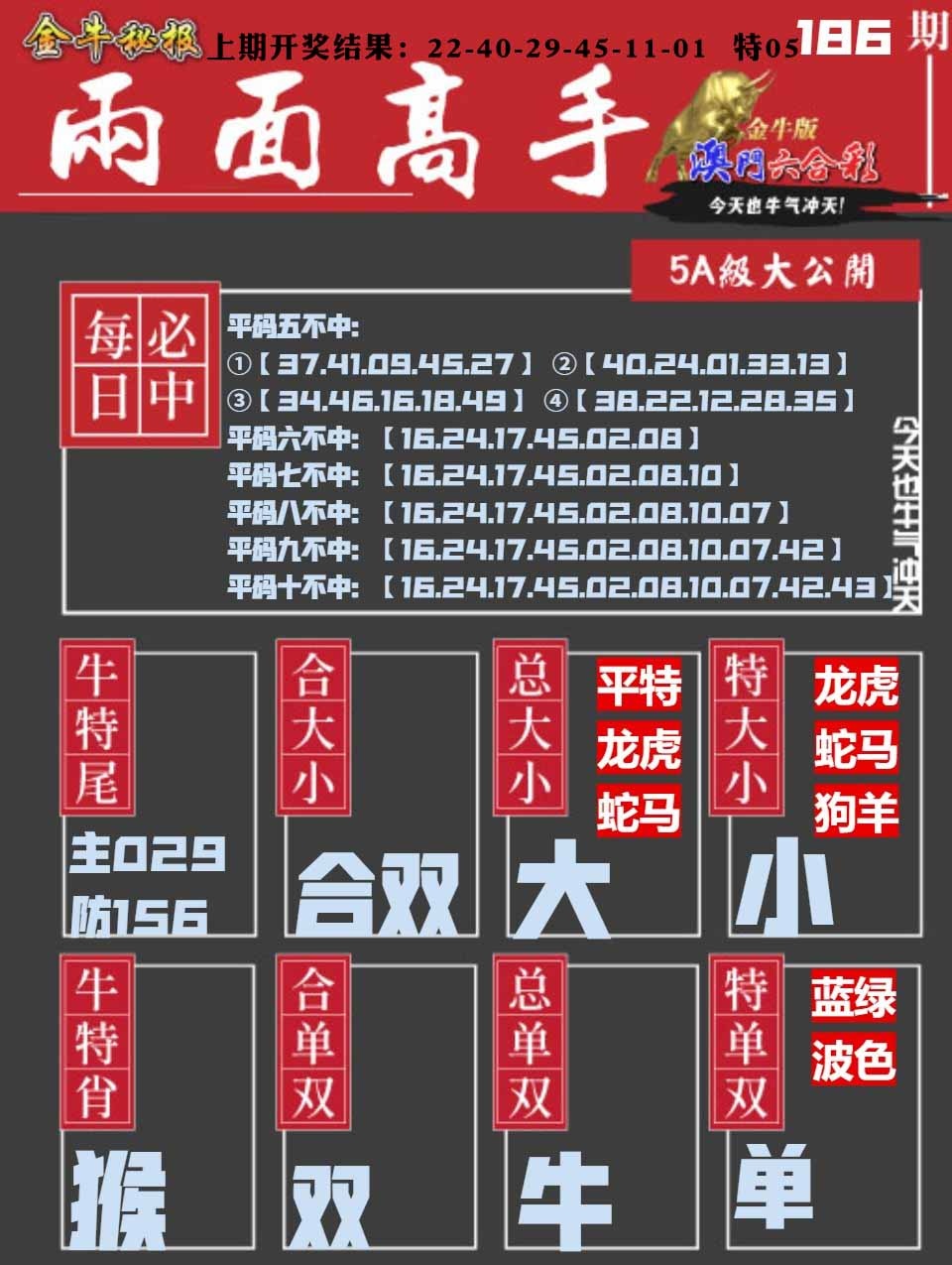 186期金牛两面高手[图]