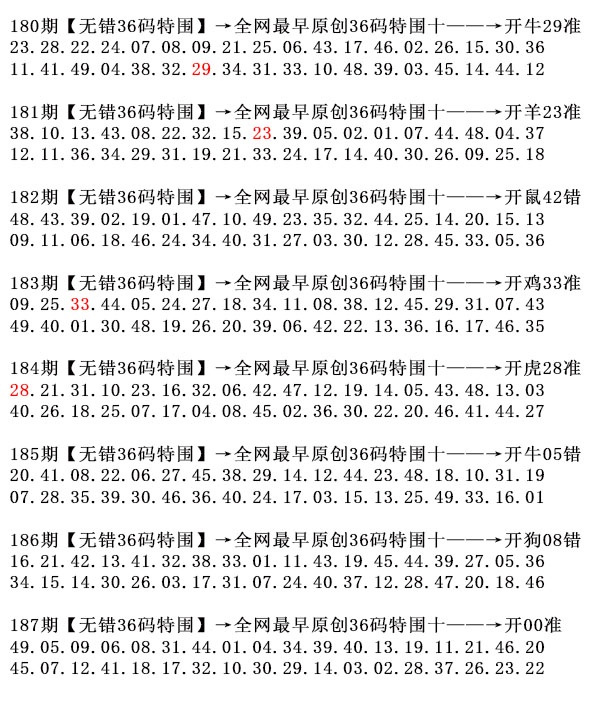 187期36码特围[图]