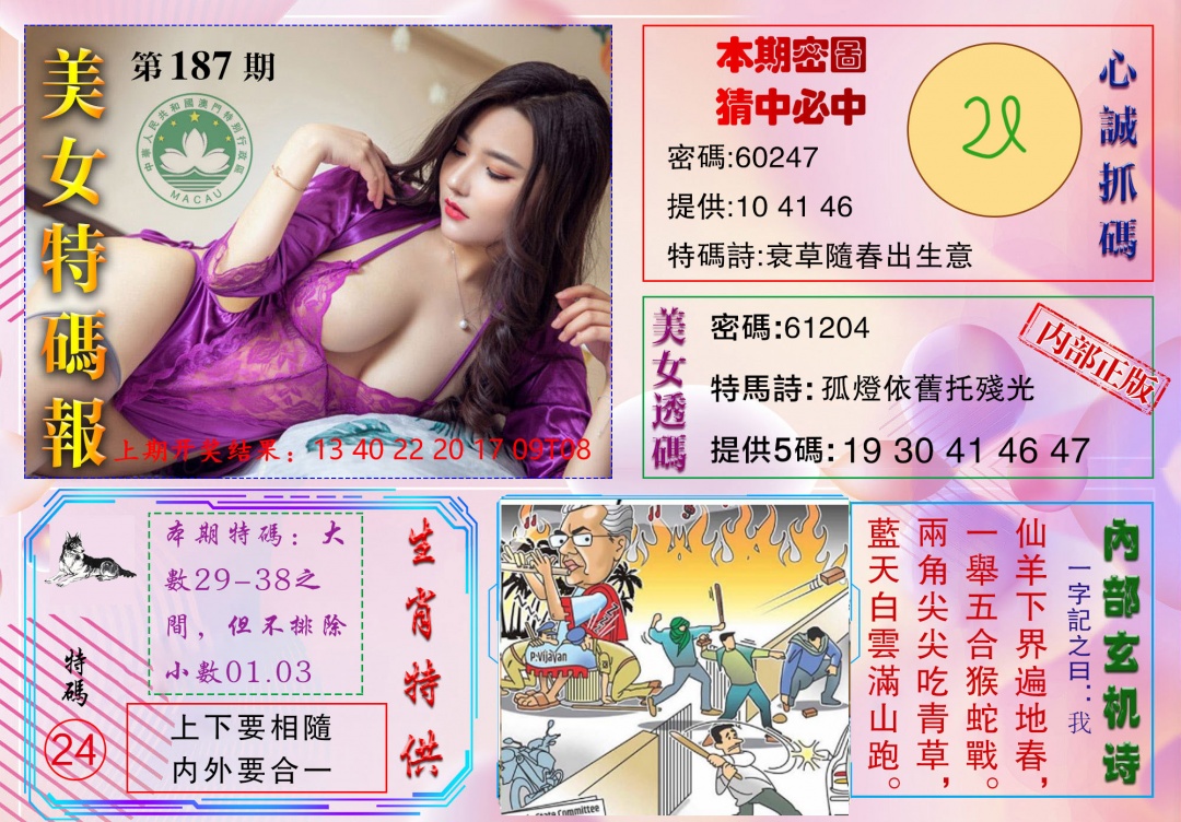 187期美女特码报[图]