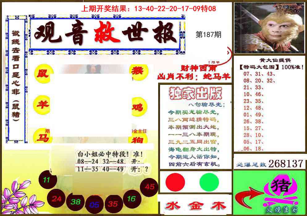 187期(另)观音救世密报[图]