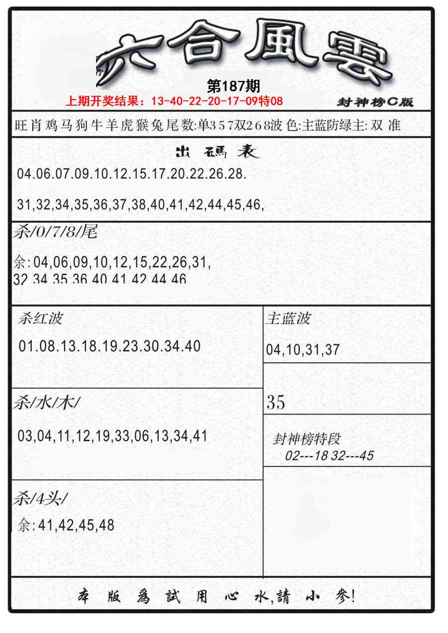 187期六合风云B[图]