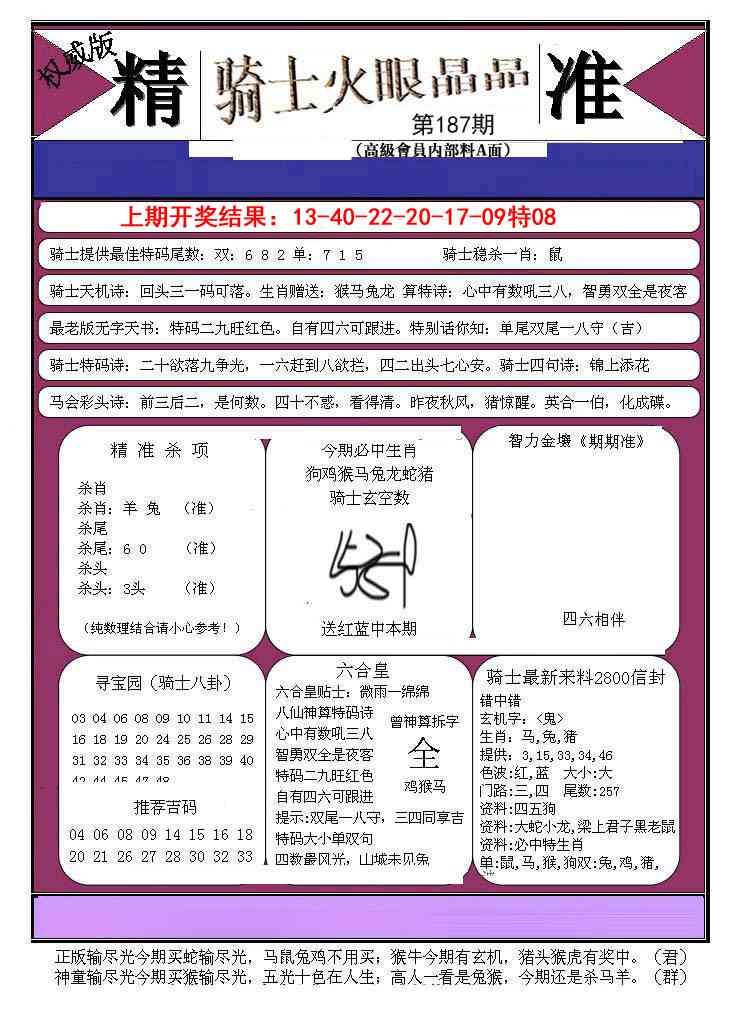 187期骑士火眼晶晶B[图]