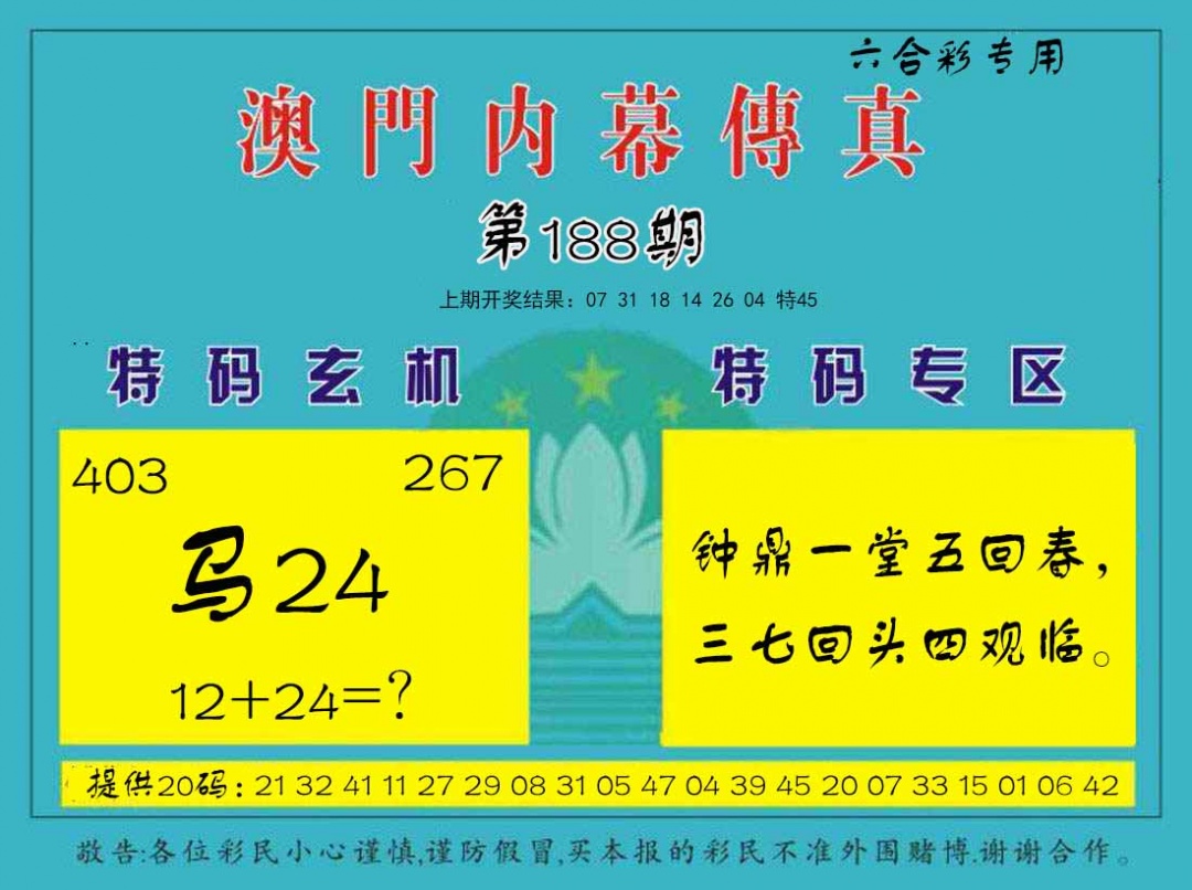 188期内幕传真[图]