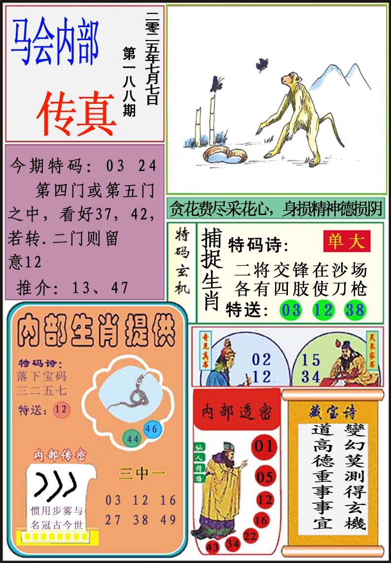 188期马会内部传真[图]