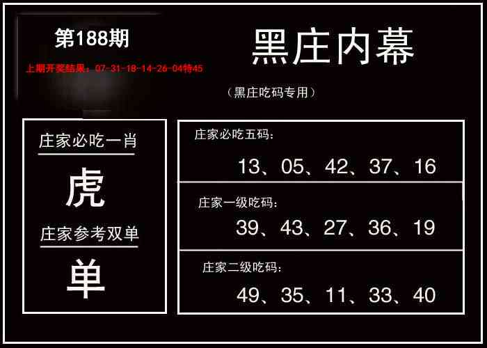 188期黑庄内幕[图]