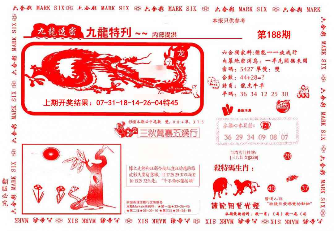 188期九龙特新刊[图]