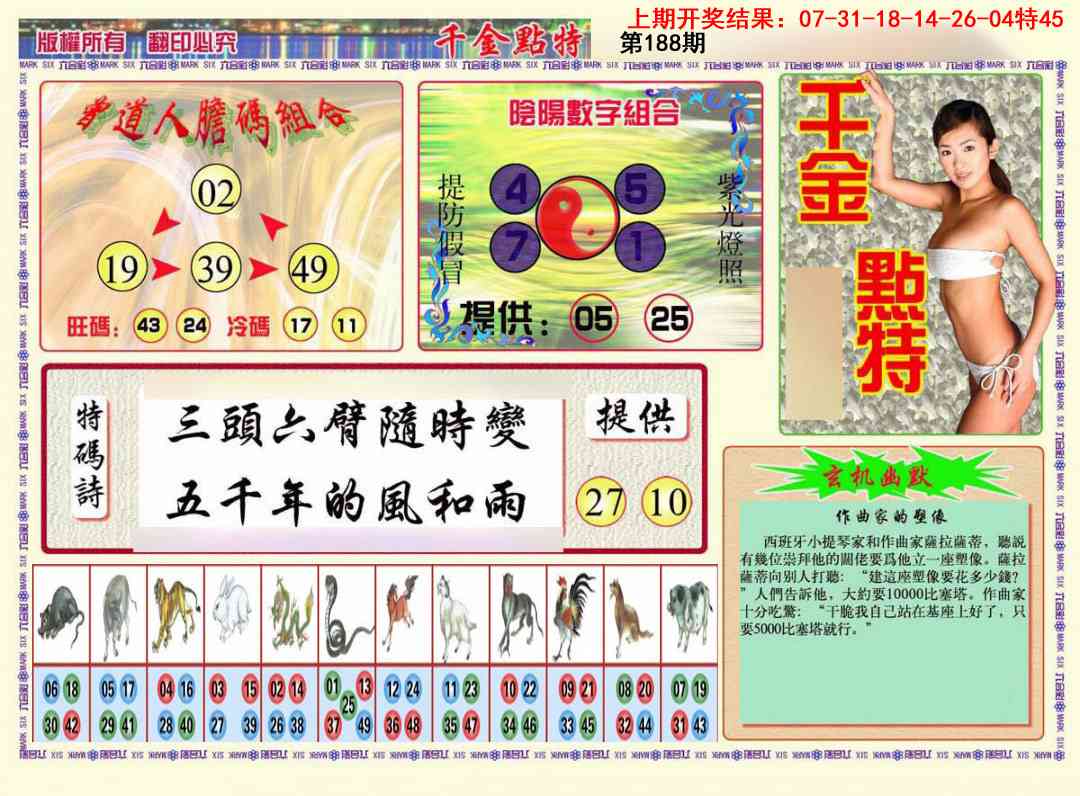 188期千金点特B[图]