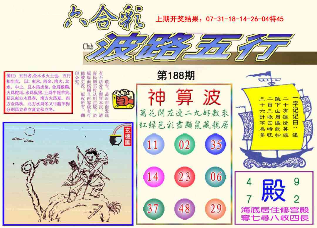 188期波路五行[图]