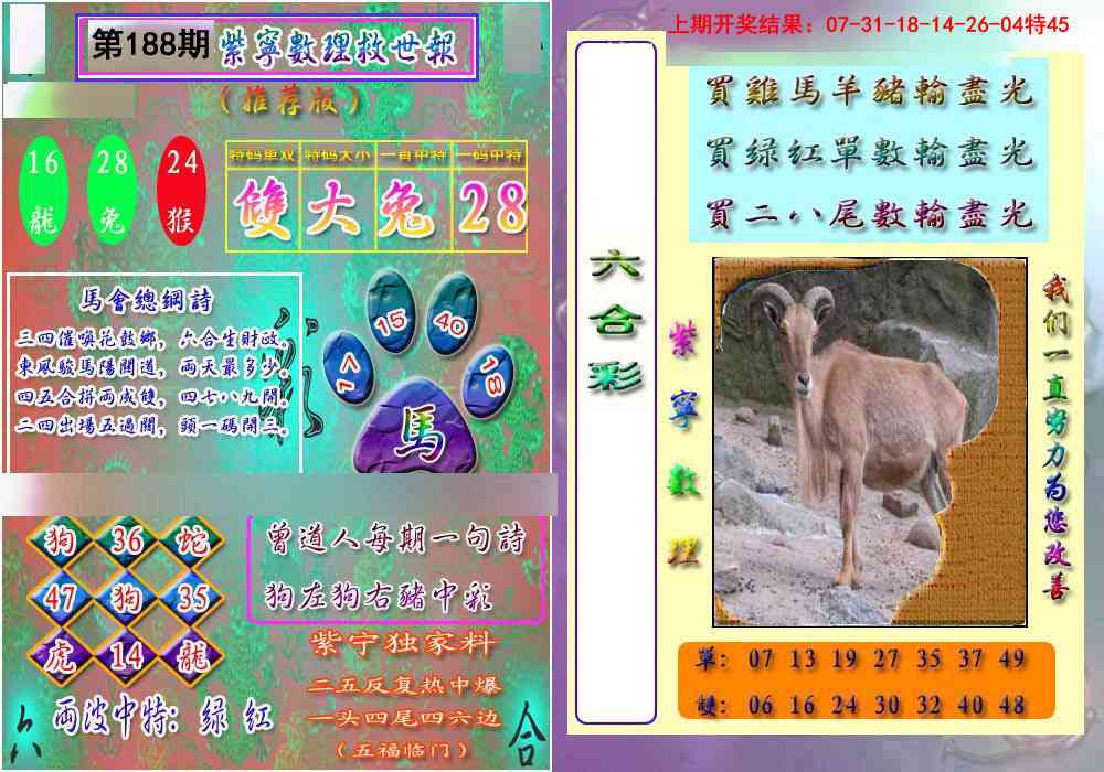 188期数理救世报[图]