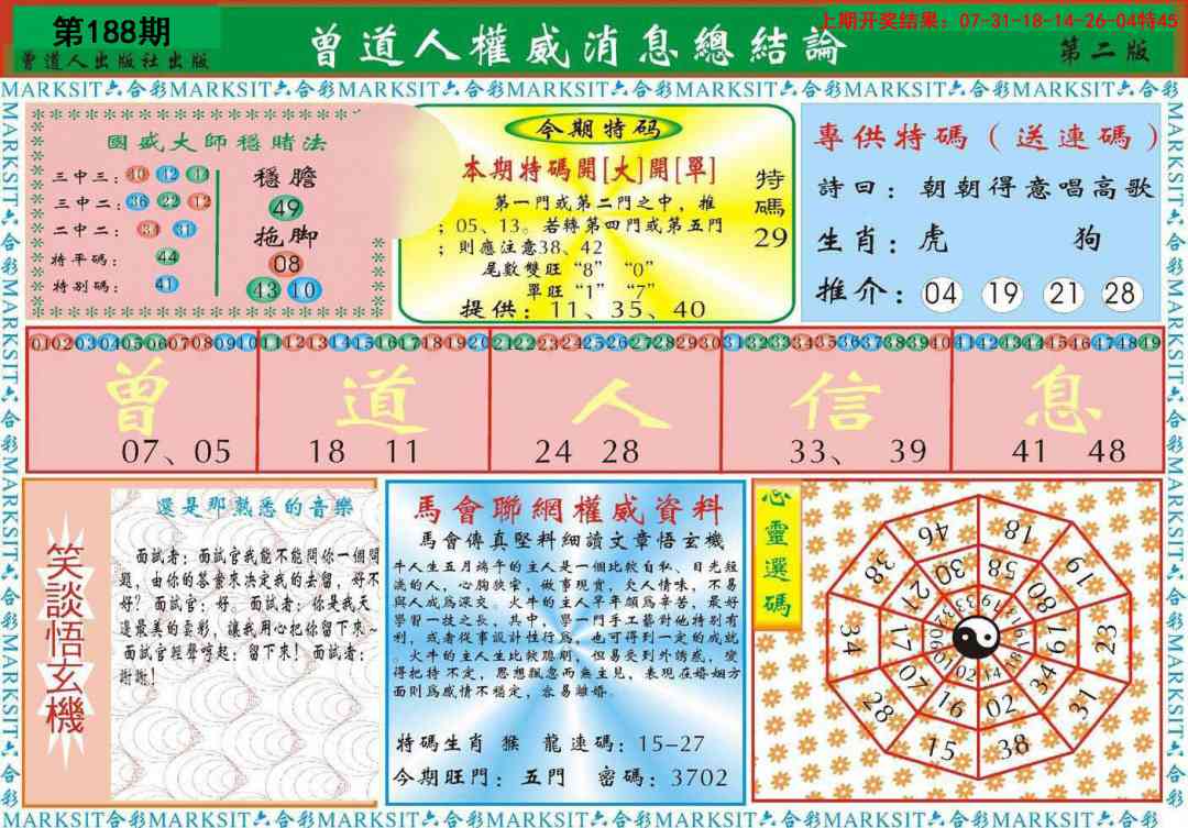 188期曾道人权威消息B[图]