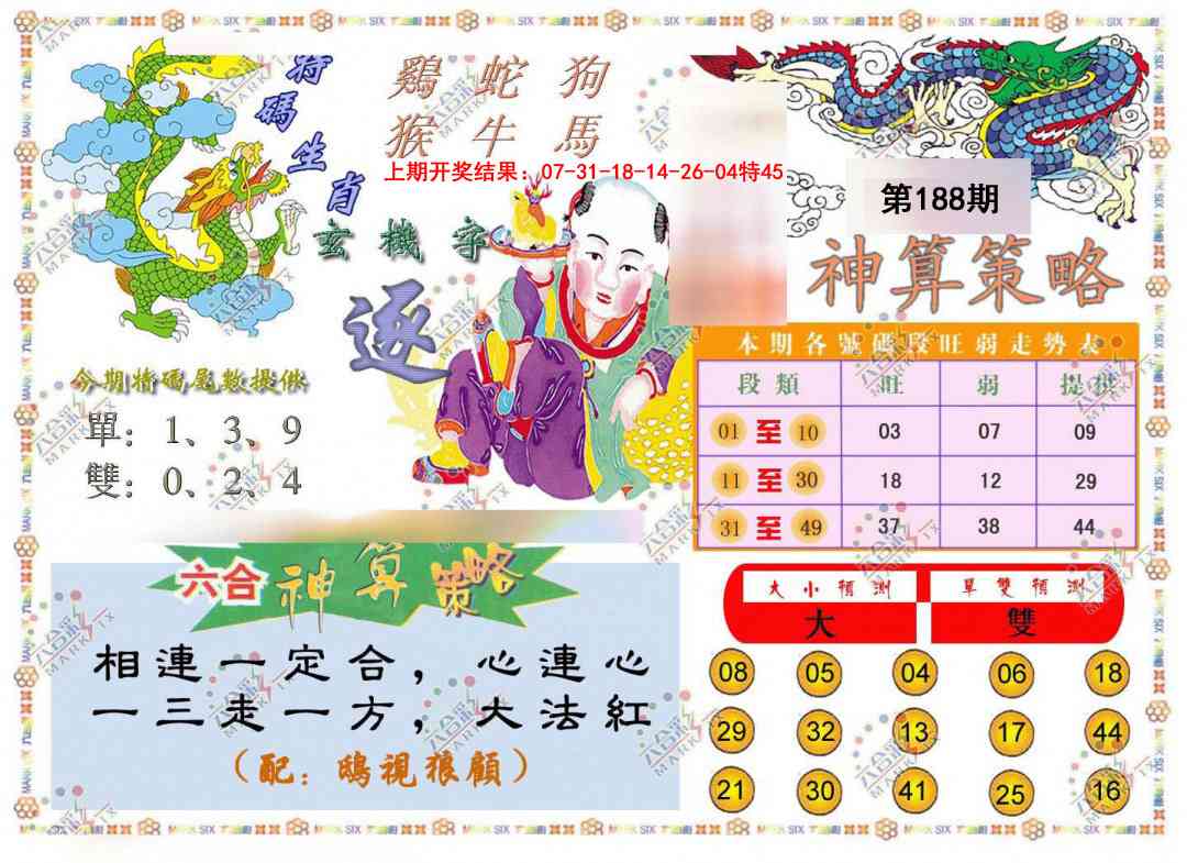 188期神算策略[图]