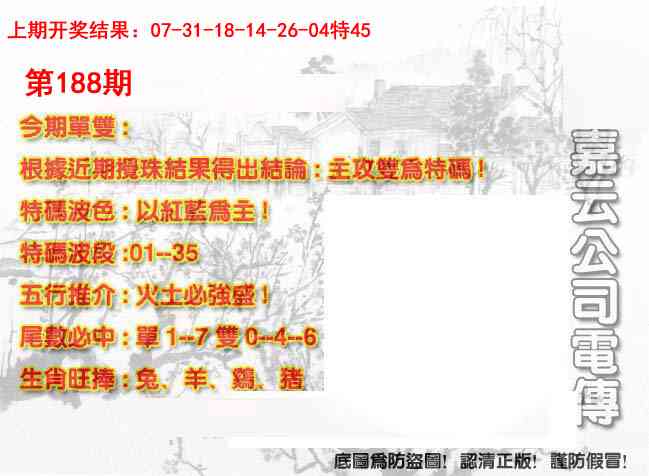 188期嘉云公司电传[图]