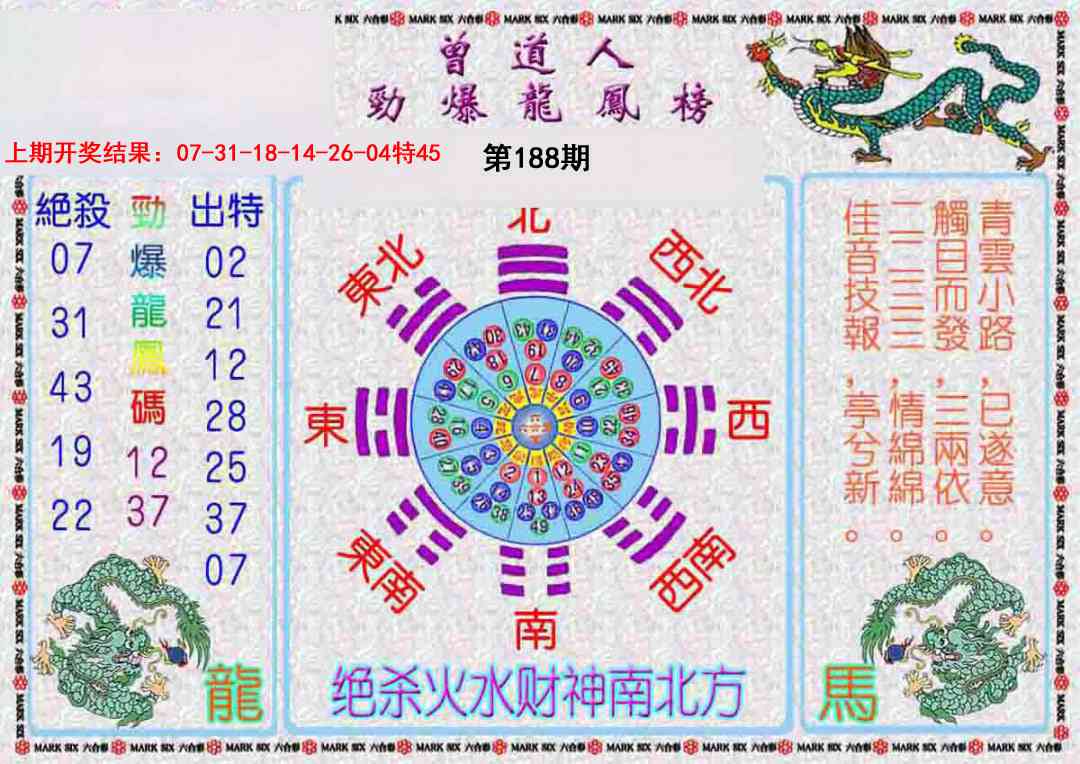 188期曾道人劲爆龙凤榜[图]
