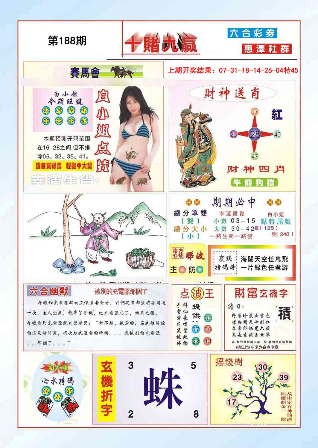 188期十赌九羸[图]