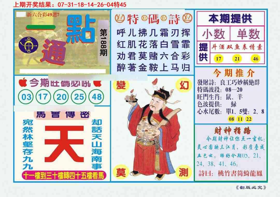 188期一点通[图]
