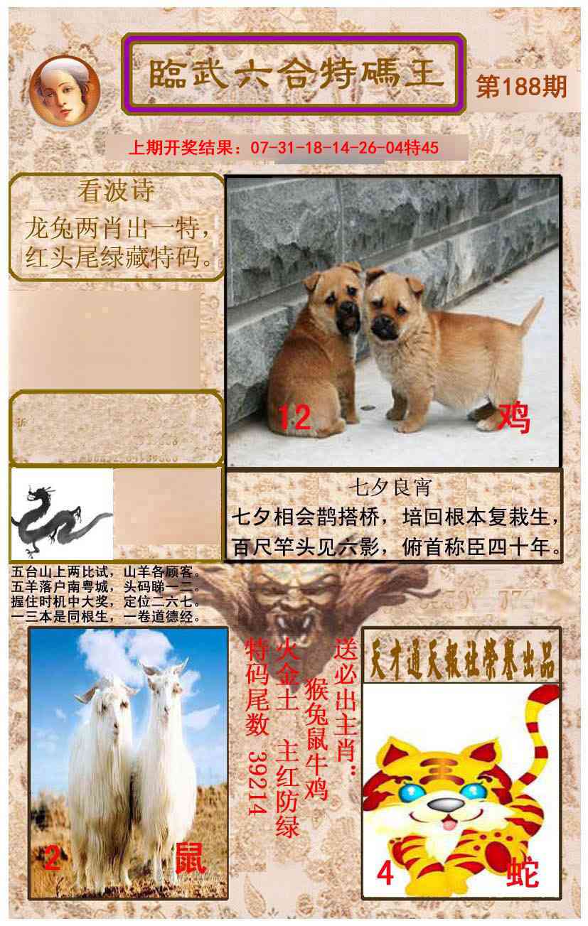 188期临武六合特码王[图]