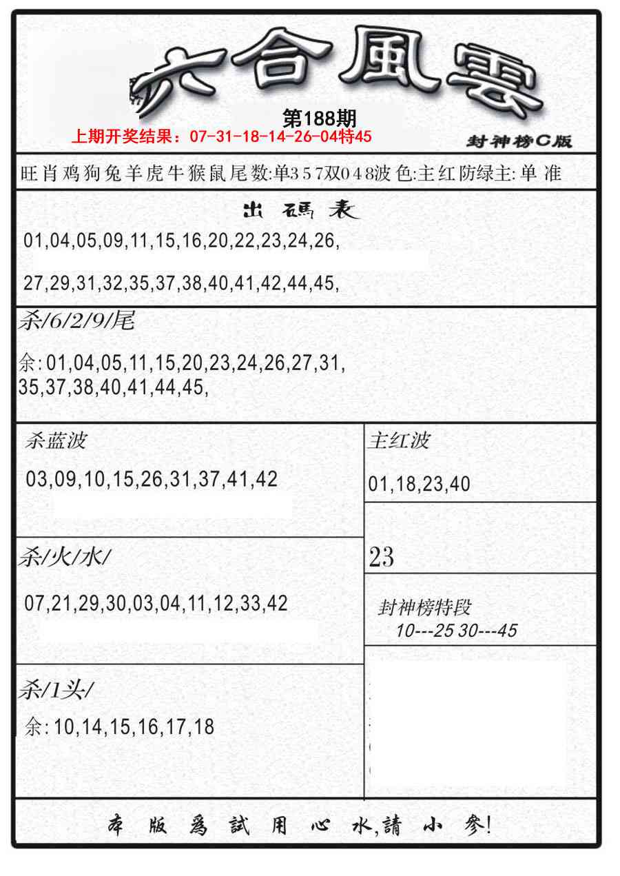 188期六合风云B[图]