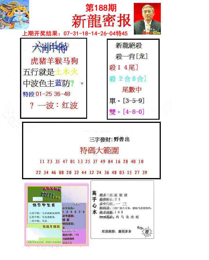 188期新龙密报[图]