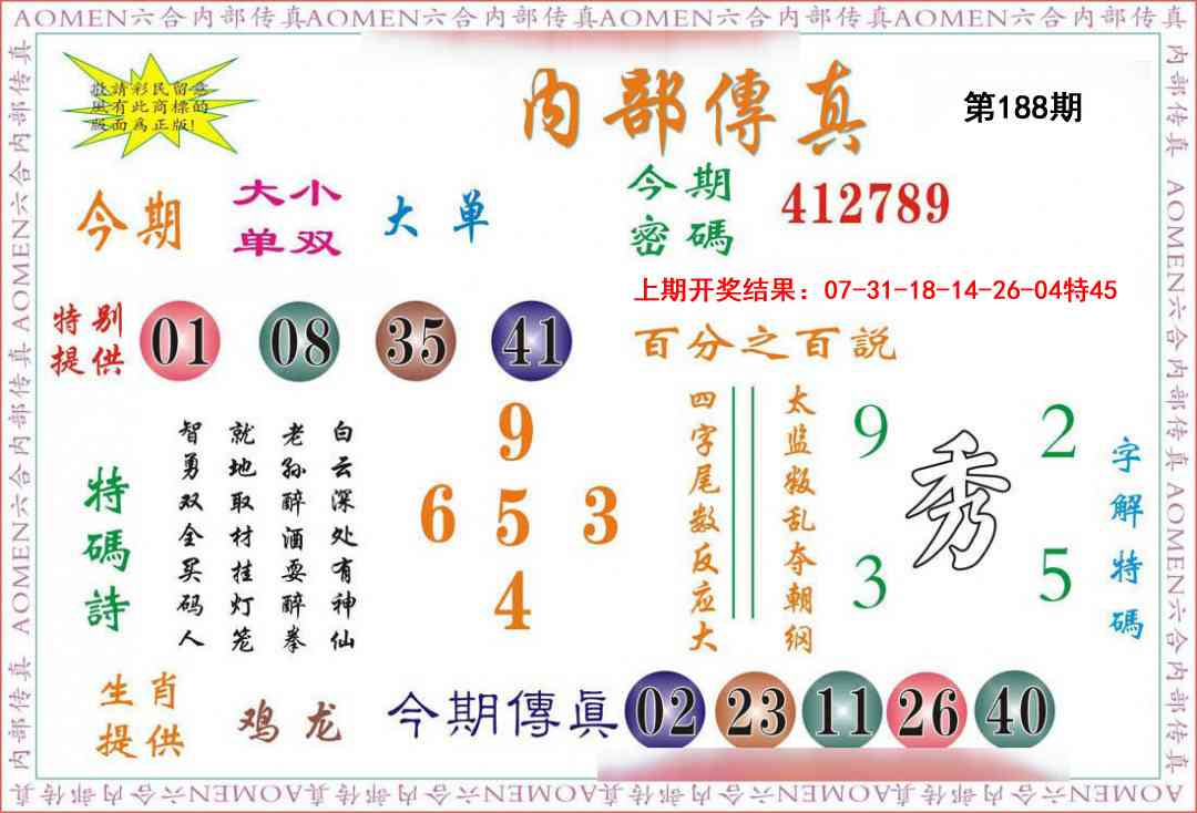 188期内部传真[图]