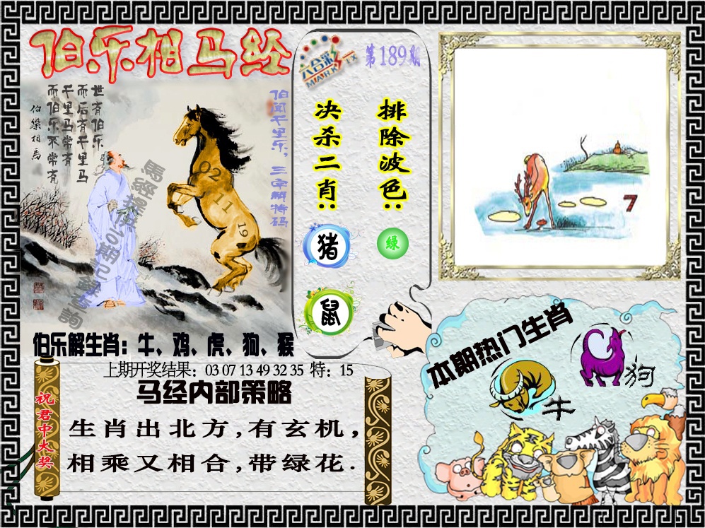189期伯乐相马经[图]