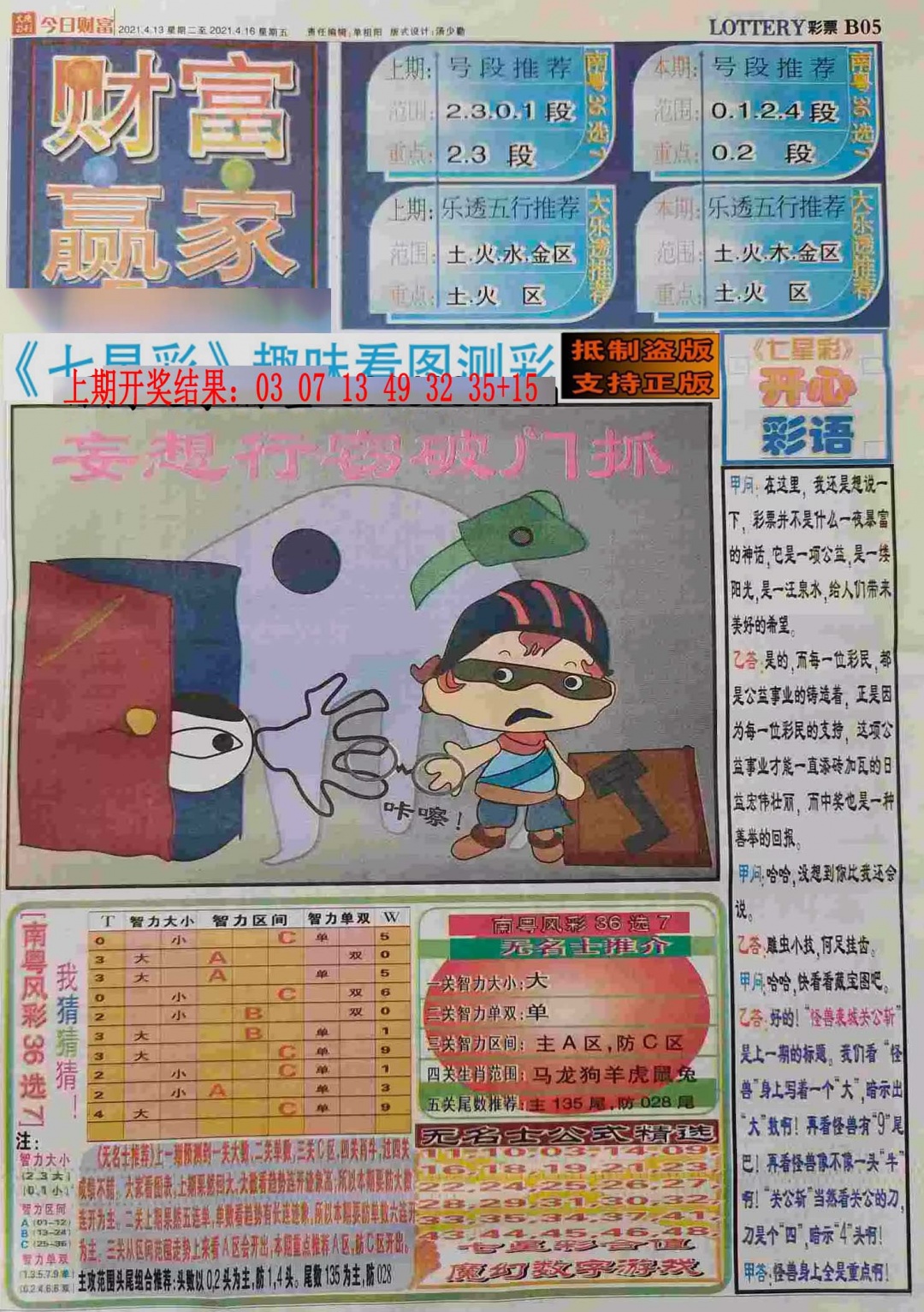 189期七星彩图(高清)[图]