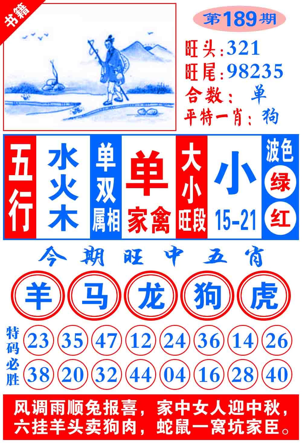 189期澳门全集心水[图]