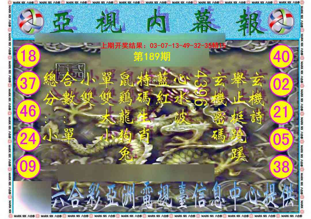 189期亚视内幕报[图]