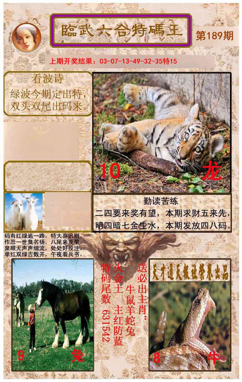 189期临武六合特码王[图]