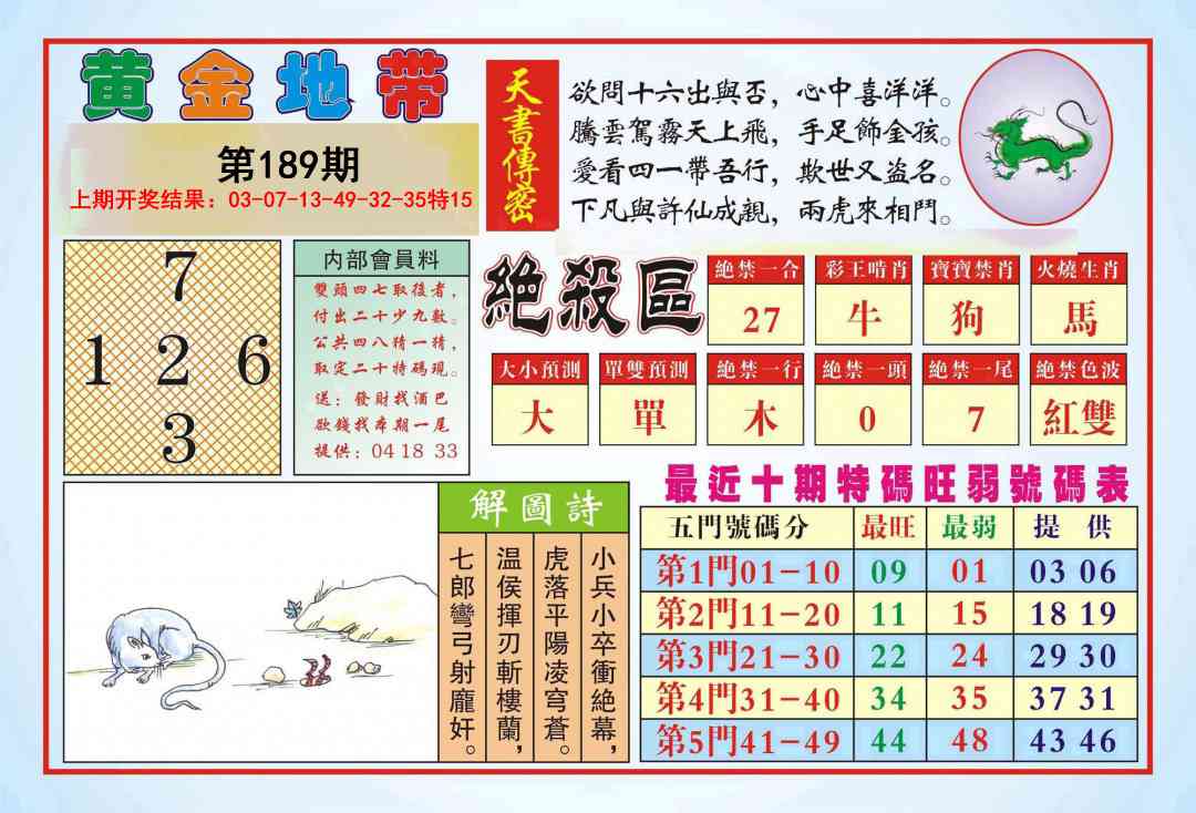 189期黄金地带[图]