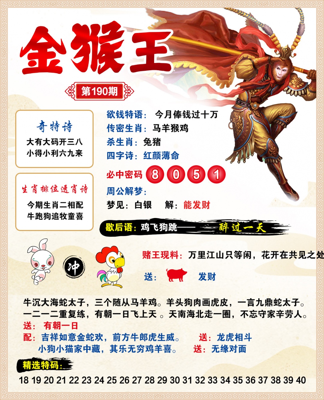 190期金猴王[图]