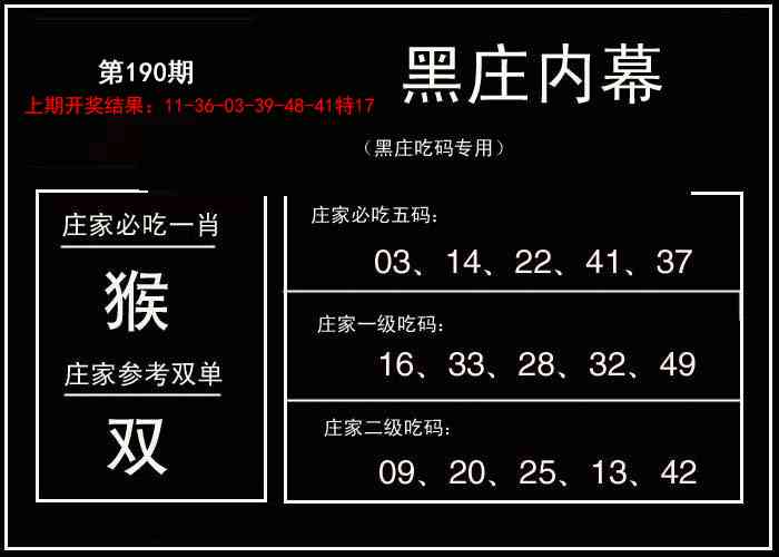 190期黑庄内幕[图]
