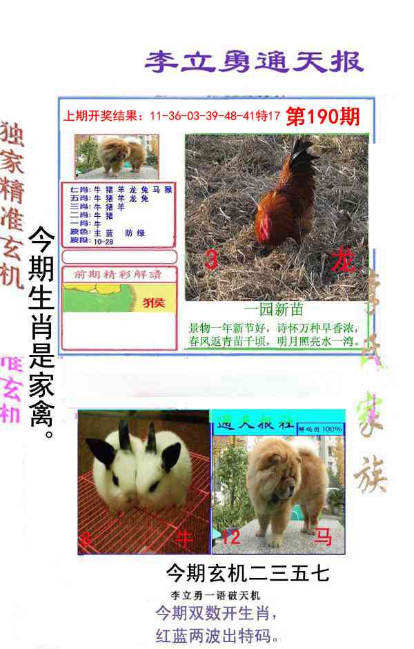 190期李立勇通天报[图]