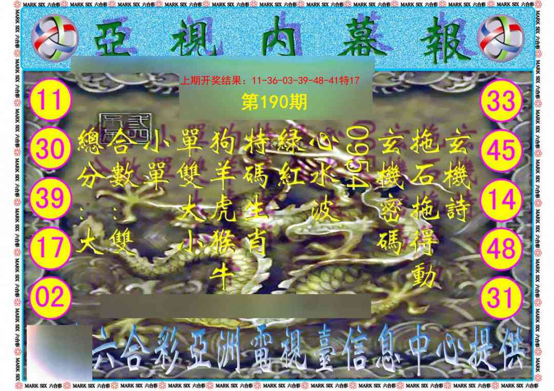 190期亚视内幕报[图]