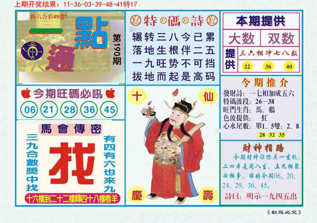 190期一点通[图]