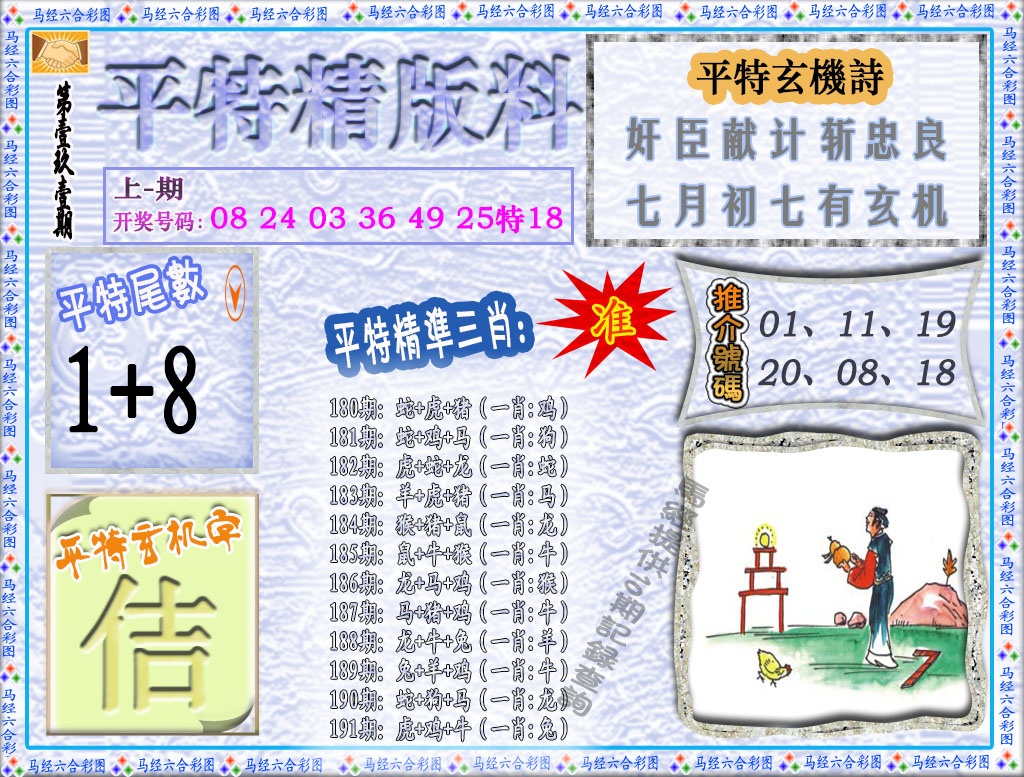 191期平特精版料[图]