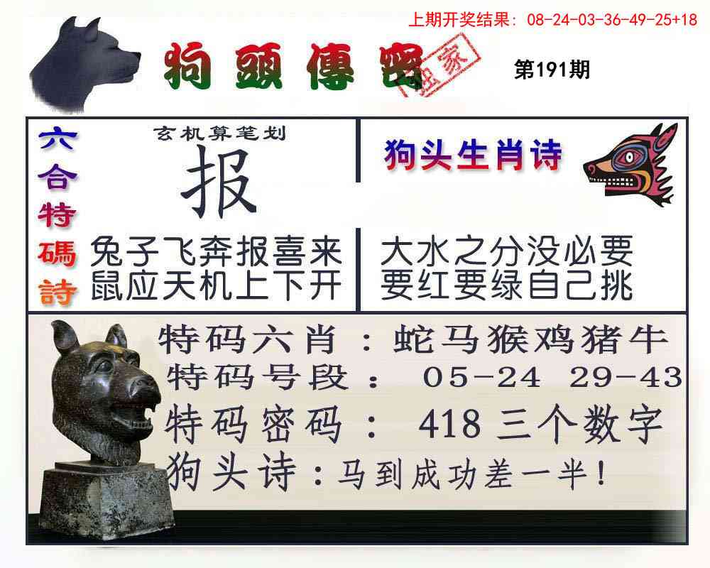 191期狗头传密[图]