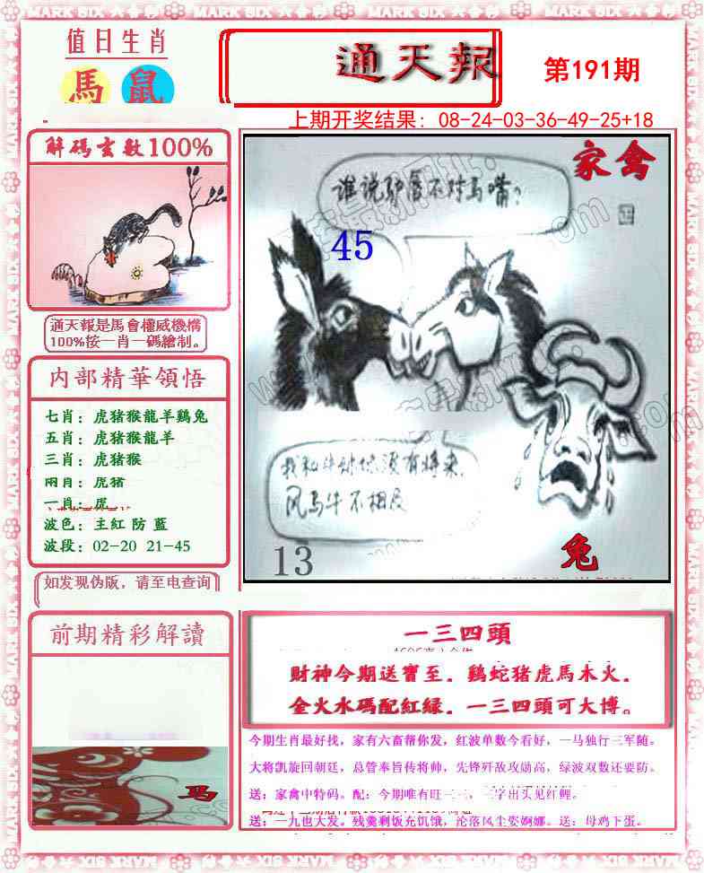 191期小喜通天报[图]